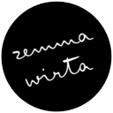 Zemma Wirta logo in white lettering on a black background