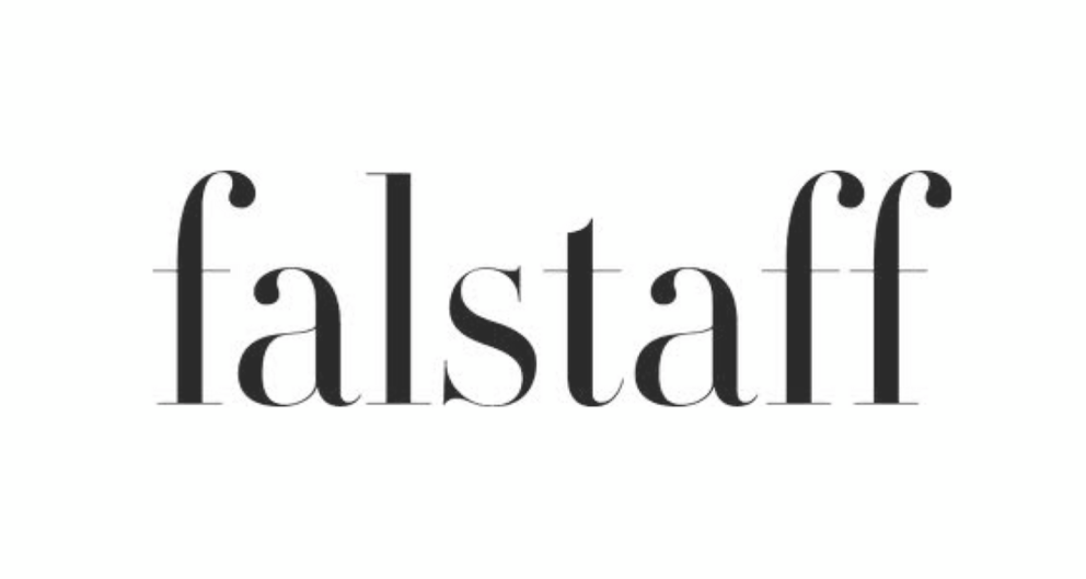 Schwarzes Falstaff Logo